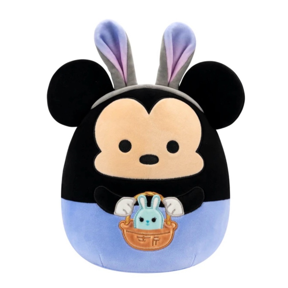 Disney Squishmallows Jazwares 8 Inch Easter Bunny Mickey & Minnie Mouse - Picture 3 of 7